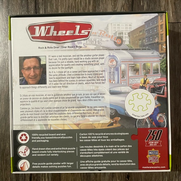 Master Pieces Rock & Rolla Diner 750 Piece puzzle 🧩 - Picture 3 of 3